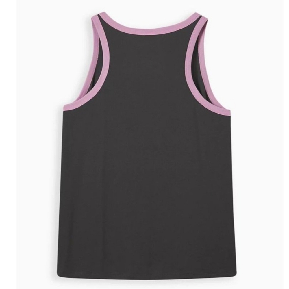 #022 Torrid 1 Ringer Graphic Tank Top - Picture 4 of 4